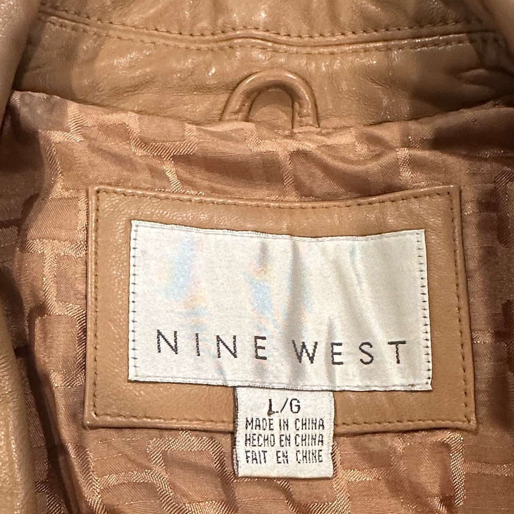 Nine West Camel Leather Jacket - image 2